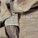 Медовый песчаник галтованный толщина 20-25 мм  - mkamen.su - Москва