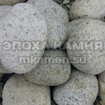 Галька Страусиное яйцо бело-серая, фракция 100-150мм - Эпоха камня