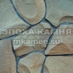 Песчаник фонтанка серо-коричневая толщина 18-25мм  - mkamen.su - Москва