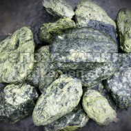 Змеевик салатовый галтованный (галька) - Эпоха камня